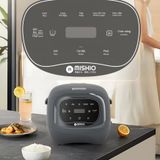 Nồi cơm điện lòng sứ dưỡng sinh Mishio MK365 chống dính tự nhiên trọn đời không bong tróc