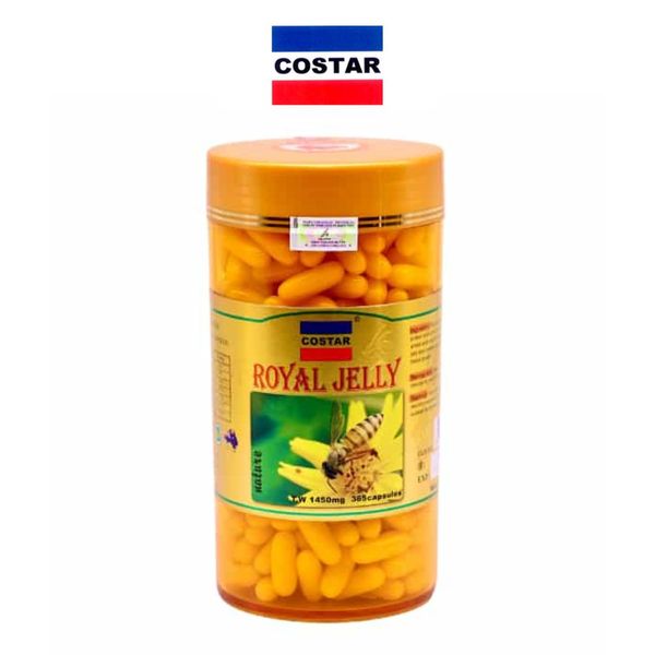  SỮA ONG CHÚA 1450MG ROYAL JELLY COSTAR TPCN ngăn ngừa nám và tàn nhang hiệu quả 