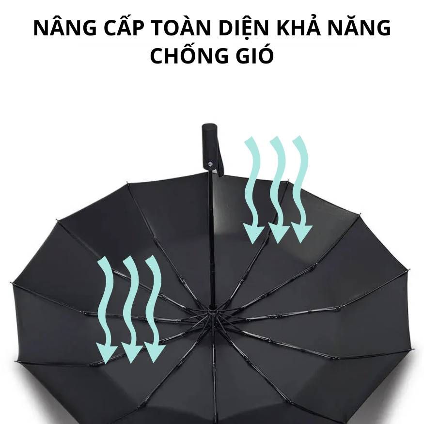  Dù xếp gọn 8 nan rộng 100cm Kachi MK375 chống UV 