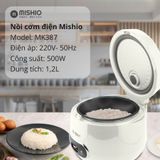 Nồi cơm điện 1.2L Mishio MK387