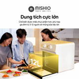 Nồi Chiên Không Dầu Khổng Lồ 12 Lít Mishio MK393 1700W
