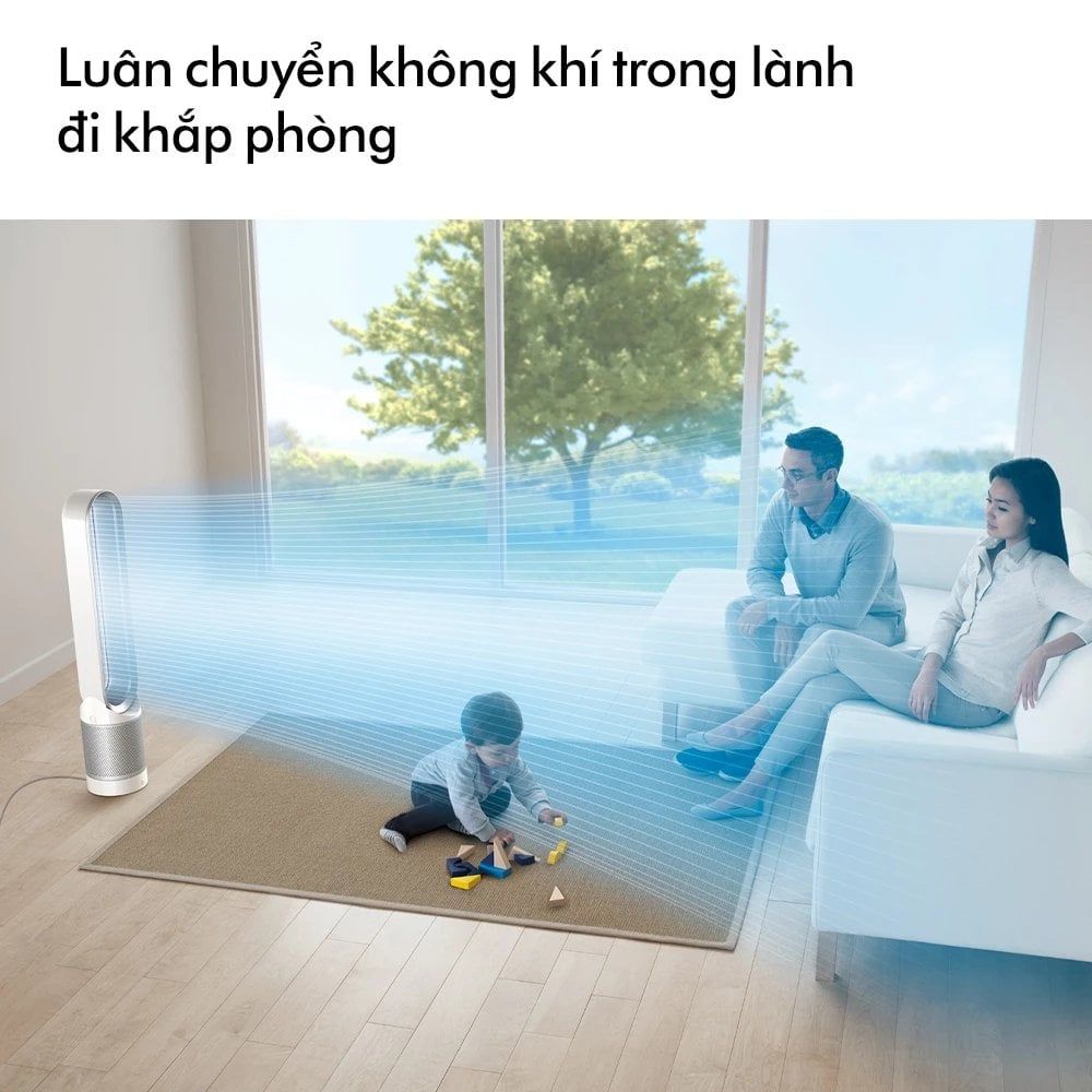  Máy lọc không khí màng HEPA quạt đảo gió điều hòa không khí Kachi 