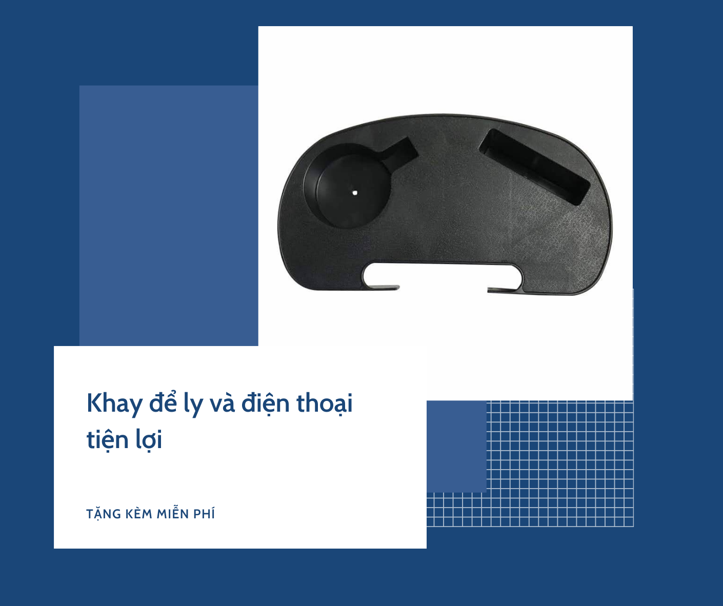 Ghế Xếp Có Khay Để Ly Thông Minh Kachi Mk116