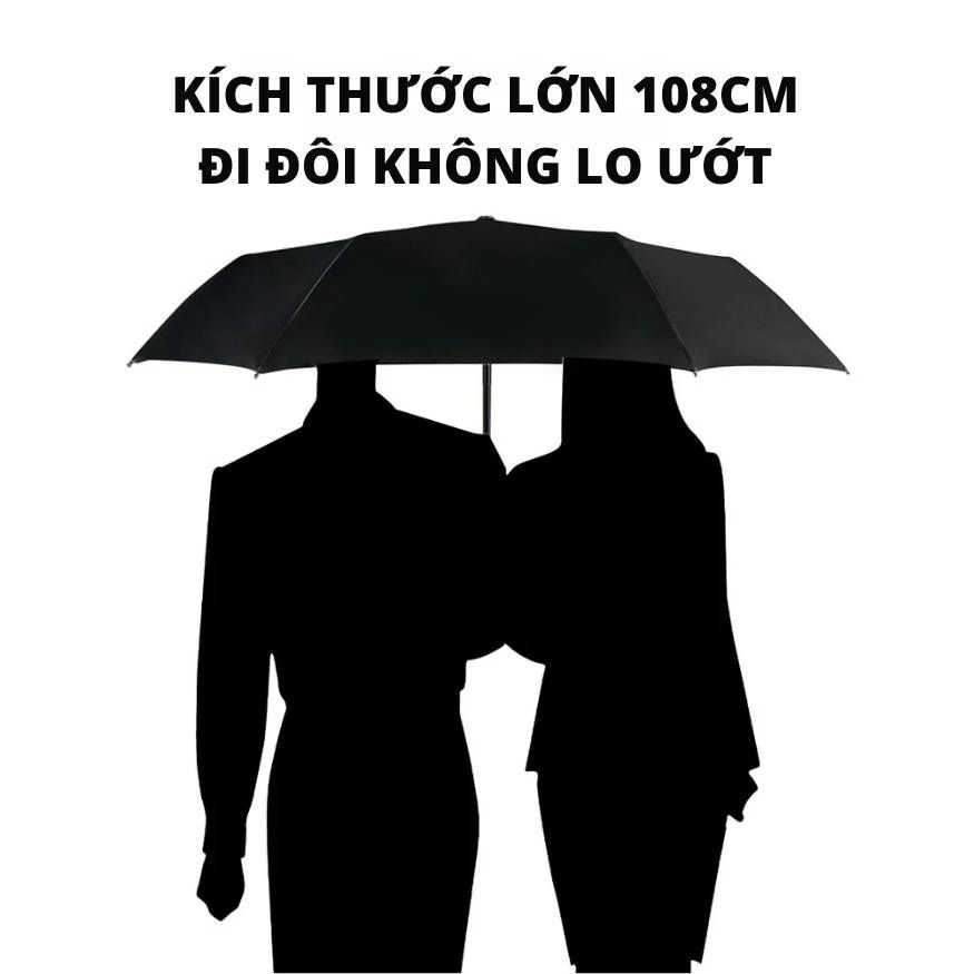  Dù tự gấp gọn 24 nan rộng 110cm Kachi chống UV MK376 