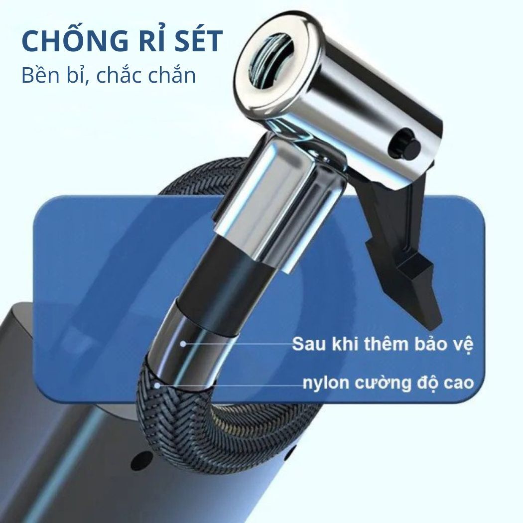  Máy bơm pin Kachi MK374 - Bơm xăm lốp ô tô, xe máy, xe đạp, phao, bóng 