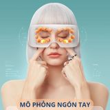 Máy massage mắt 16 đầu rung KACHI MK380 phun sương thư giãn