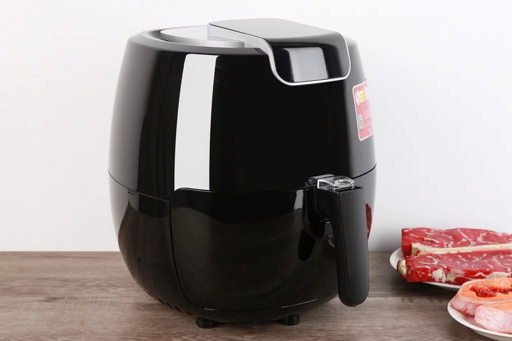 Nồi chiên không dầu điện tử Mishio MK165 5.5L – Màu đen