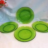 Bộ 6 Dĩa Lys xanh Green 23.5cm DURALEX - MADE IN FRANCE