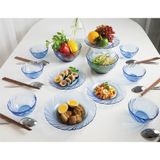 Bộ bàn ăn 12 món Beau Rivage xanh Marine DURALEX - MADE IN FRANCE