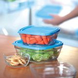 Hộp thực phẩm Freshbox xanh Bleu 1150ml DURALEX - MADE IN FRANCE