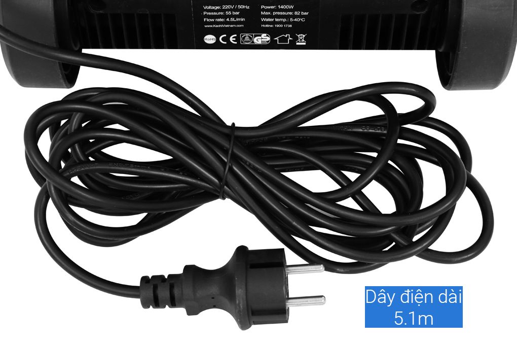 Máy xịt rửa xe cao áp Kachi MK-192 1200W