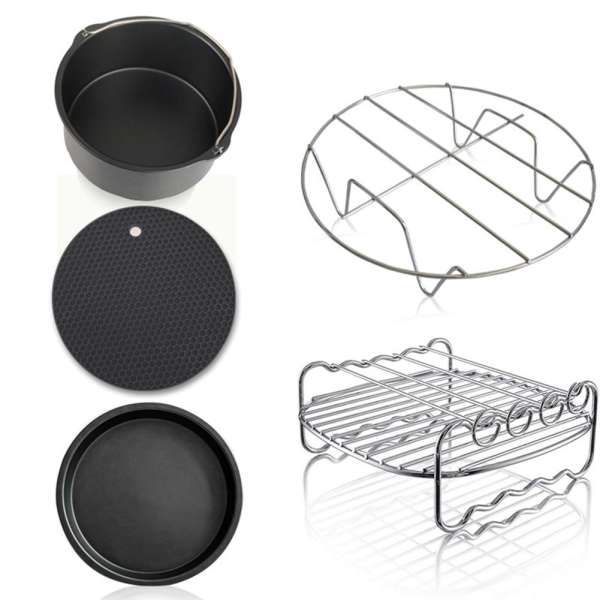 Phụ kiện khay Nồi Chiên Không Dầu Mishio MK217 loại 8 inch