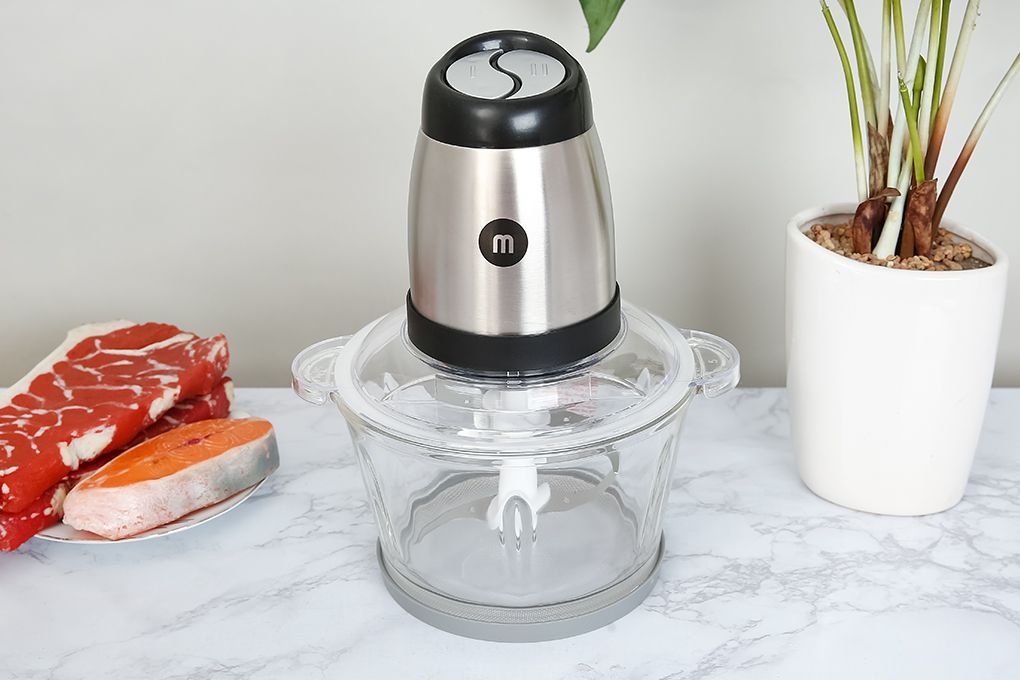 Máy xay thịt Mishio MK273 cối thủy tinh 2.0L