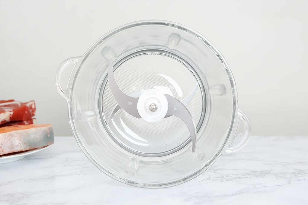Máy xay thịt Mishio MK273 cối thủy tinh 2.0L