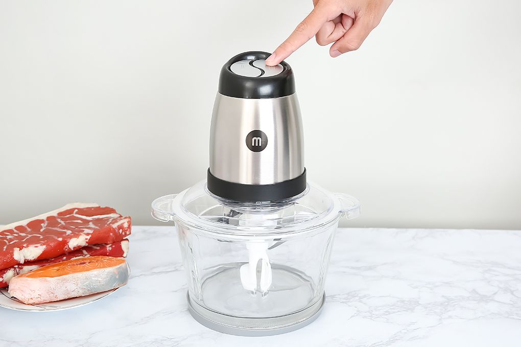 Máy xay thịt Mishio MK273 cối thủy tinh 2.0L