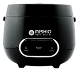  Nồi Cơm Điện Men Đá Mishio MK233 size 0.8L lòng nồi dày nặng nấu cơm ngon 