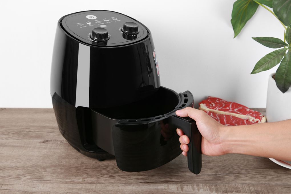 Nồi chiên không dầu Mishio MK-155 3.5L - Màu đen
