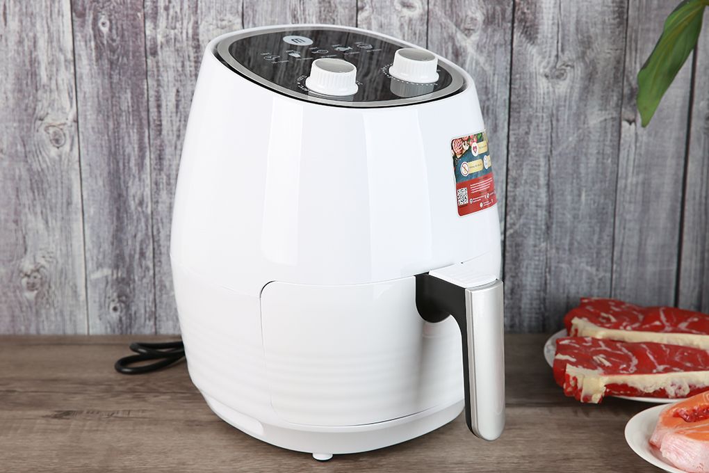 Nồi chiên không dầu Mishio MK-155 3.5L - Màu trắng
