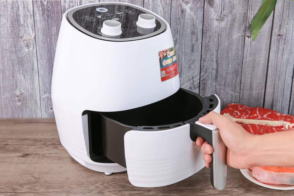 Nồi chiên không dầu Mishio MK-155 3.5L - Màu trắng
