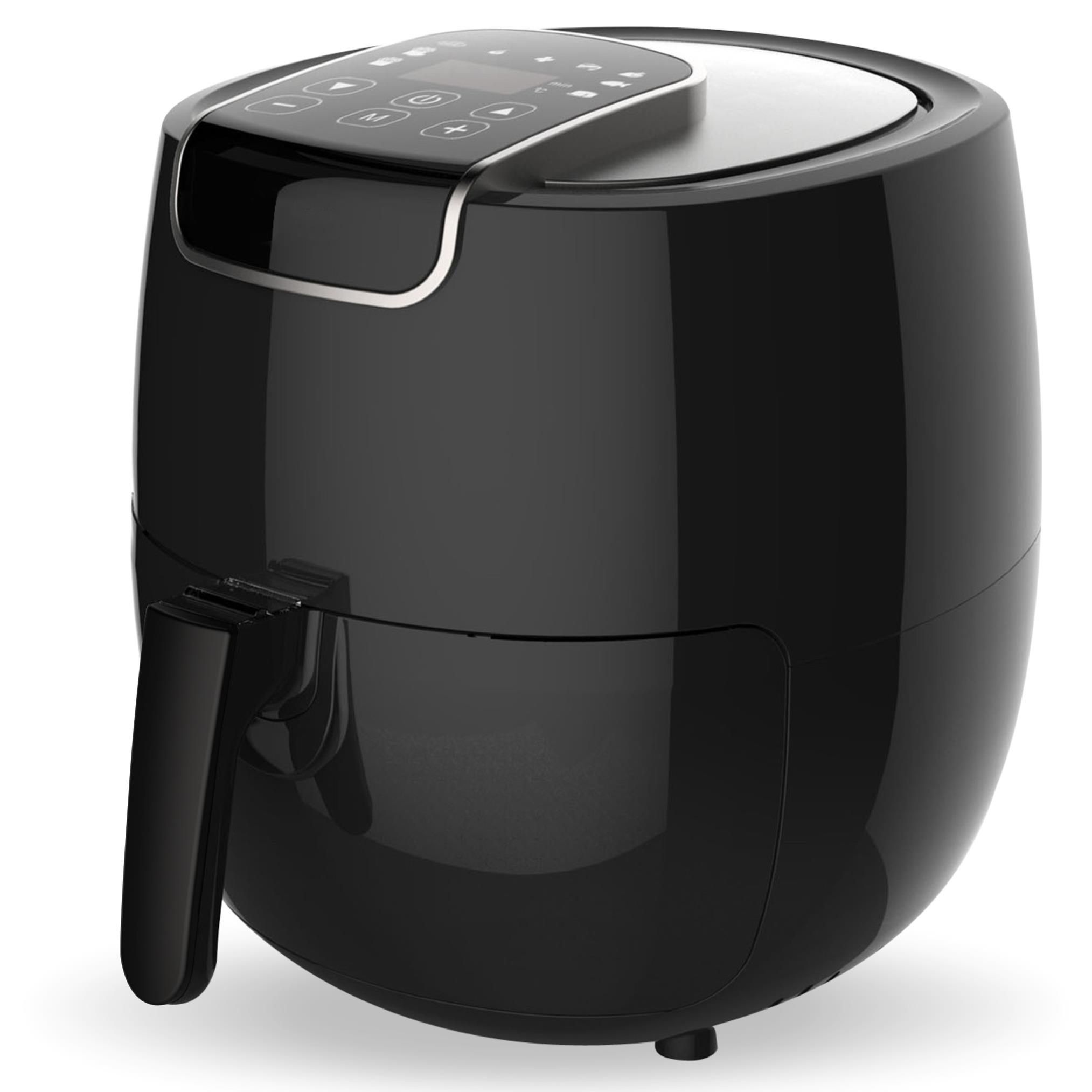 Nồi chiên không dầu điện tử Mishio MK-165 5.5L – Màu đen