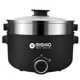  Nồi Lẩu Điện 4L Mishio MK328 có xửng hấp 