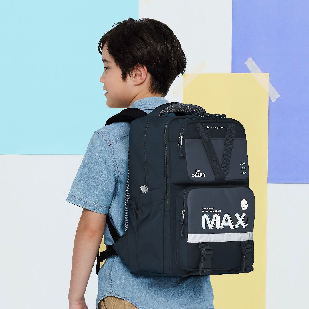  Balo Max Pack Ergonomic Pro 2 - Double Navy [Go Ocean] 