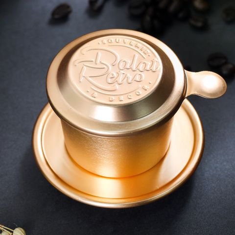 Phin cà phê Dalat Retro màu Rose Gold làm quà 20/10