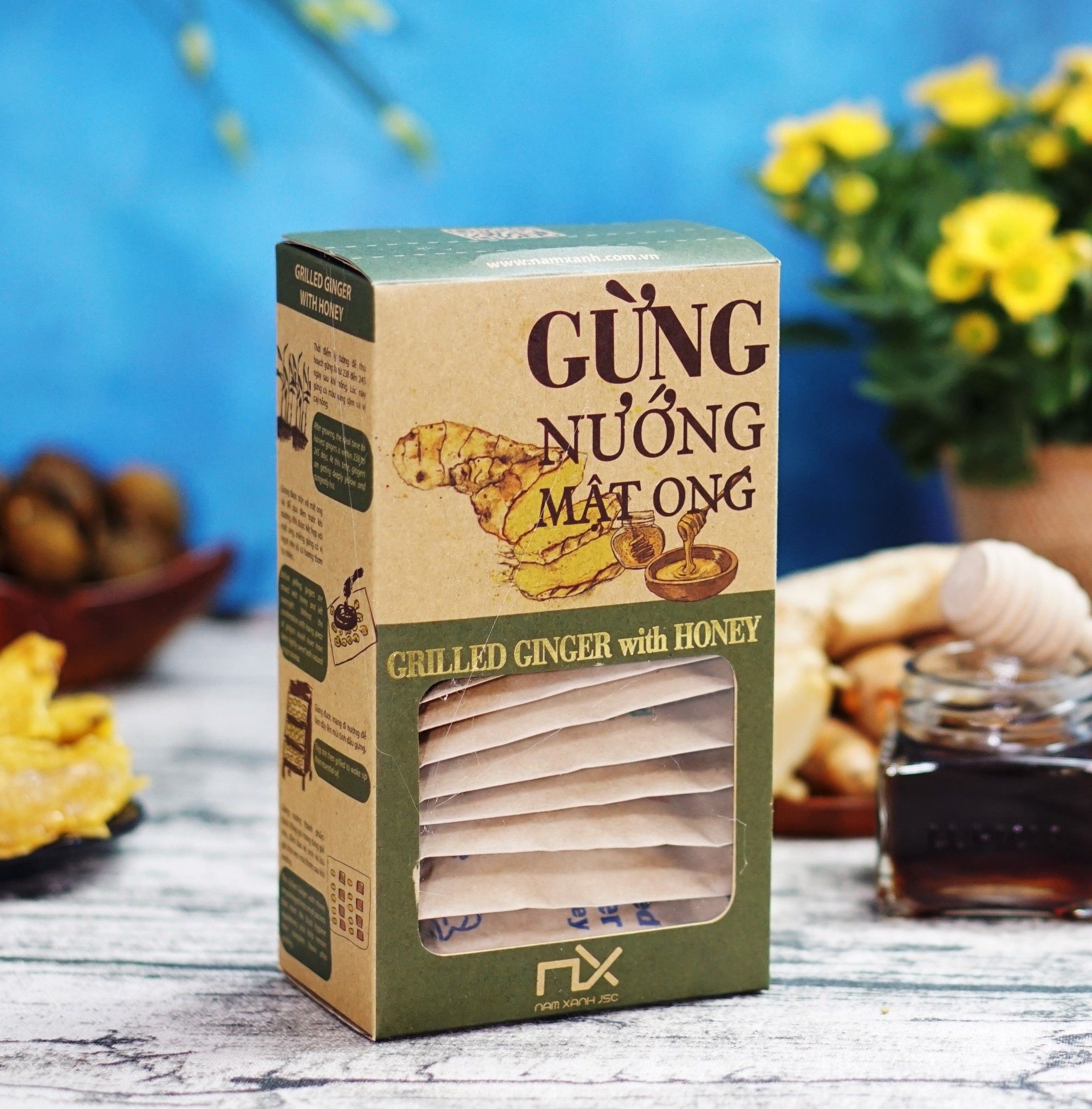 Hộp gừng nướng mât ong 80g (110g)