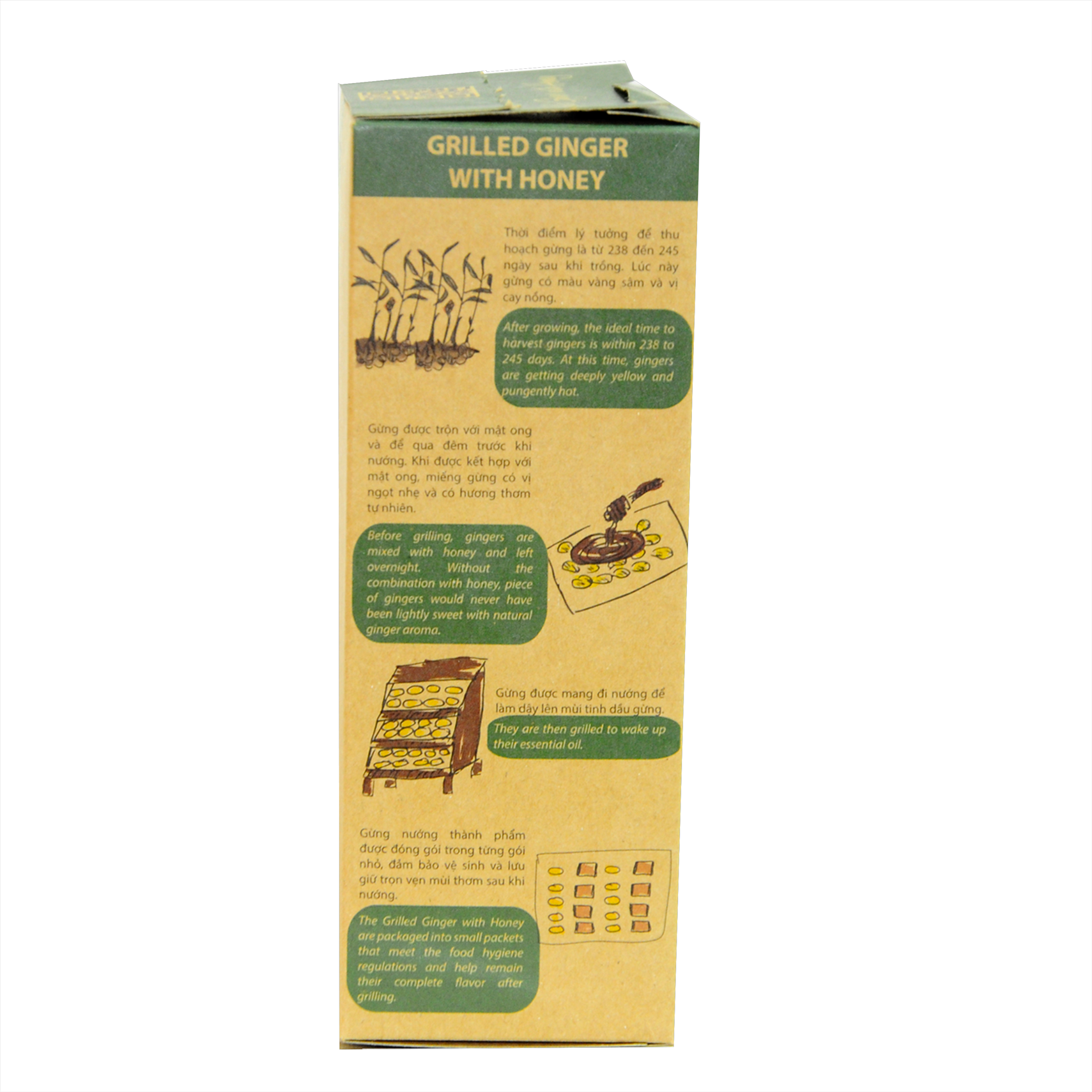 Hộp gừng nướng mât ong 80g (110g)