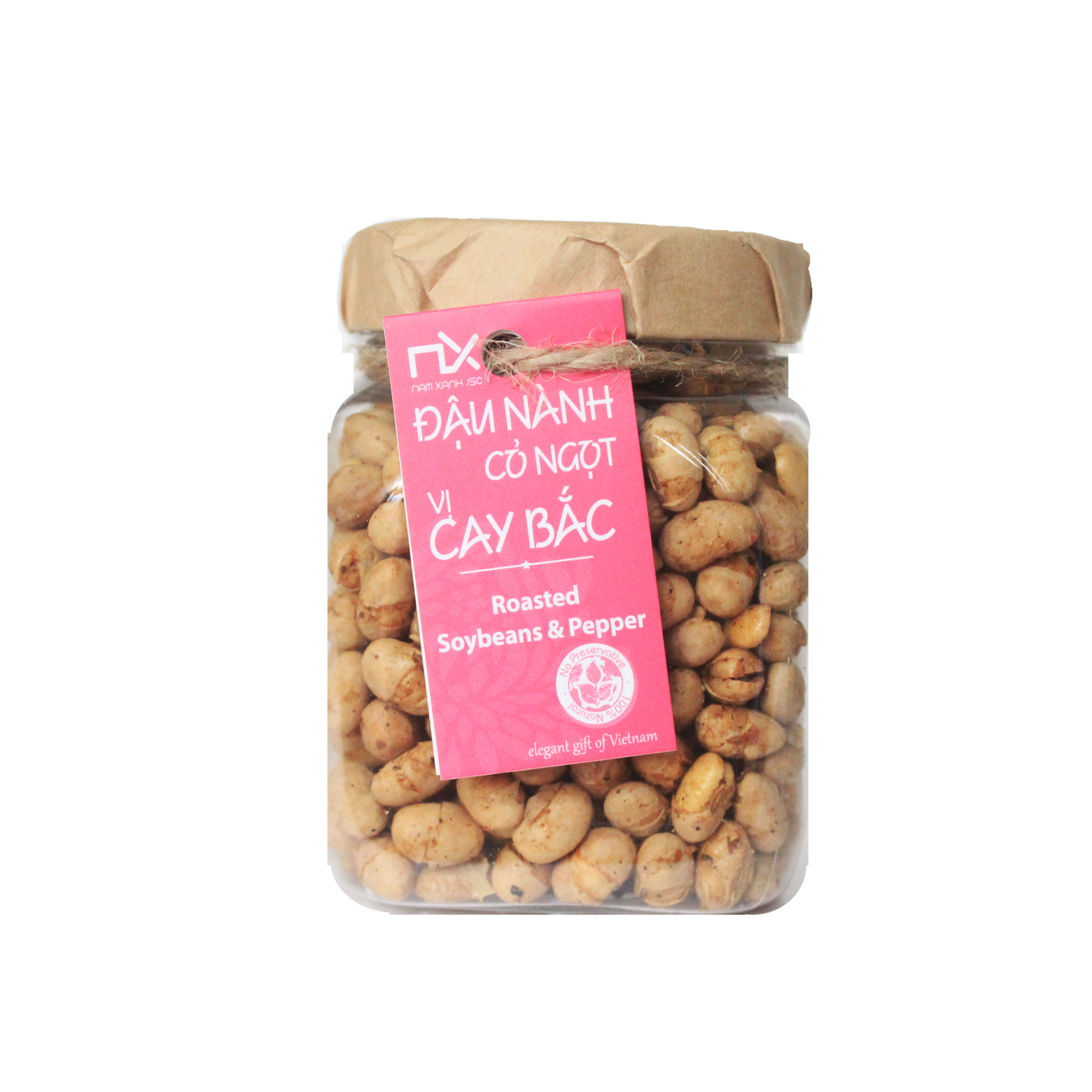 Đậu nành tẩm cỏ ngọt vị cay bắc Nam Xanh 70g (90g)