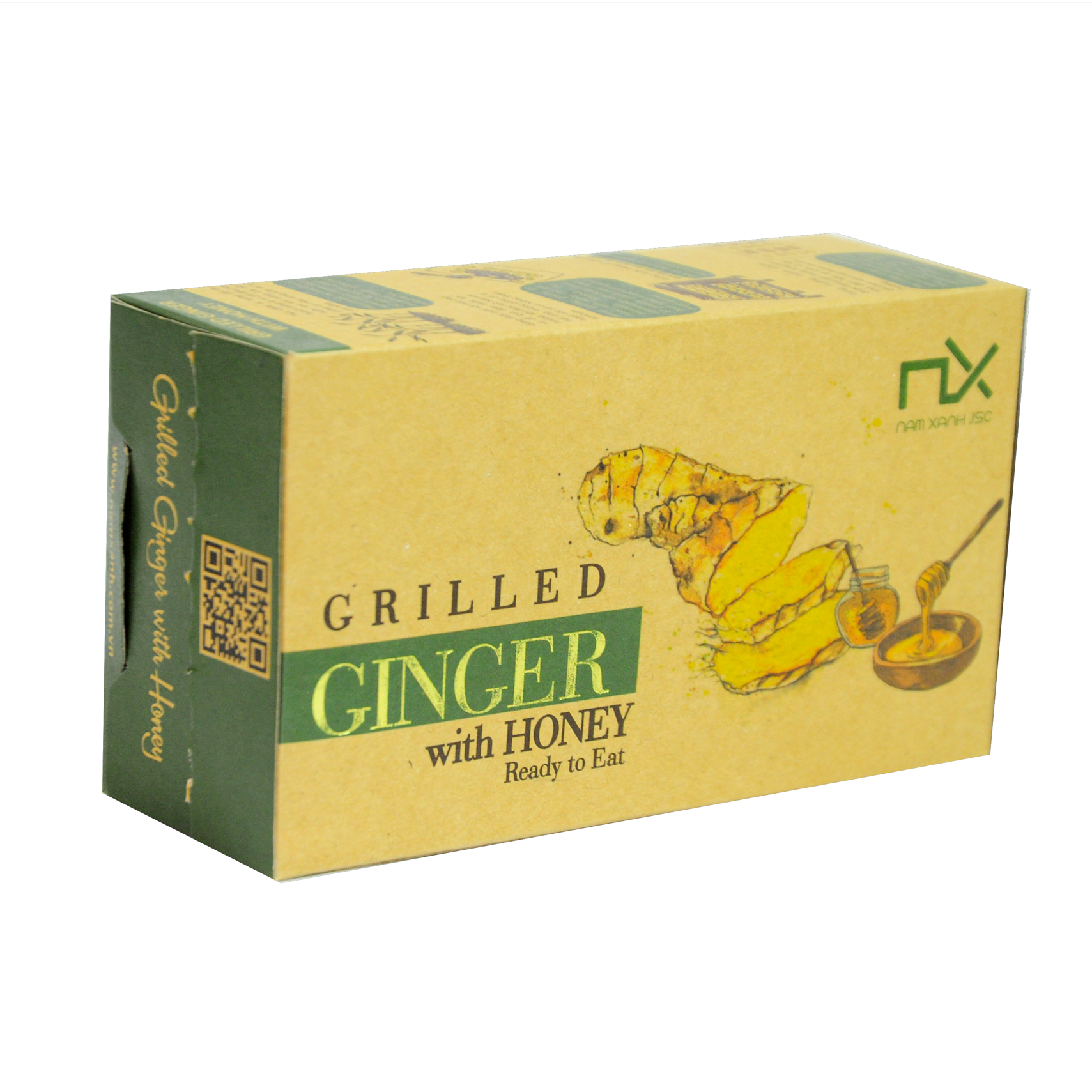 Hộp gừng nướng mât ong 80g (110g)