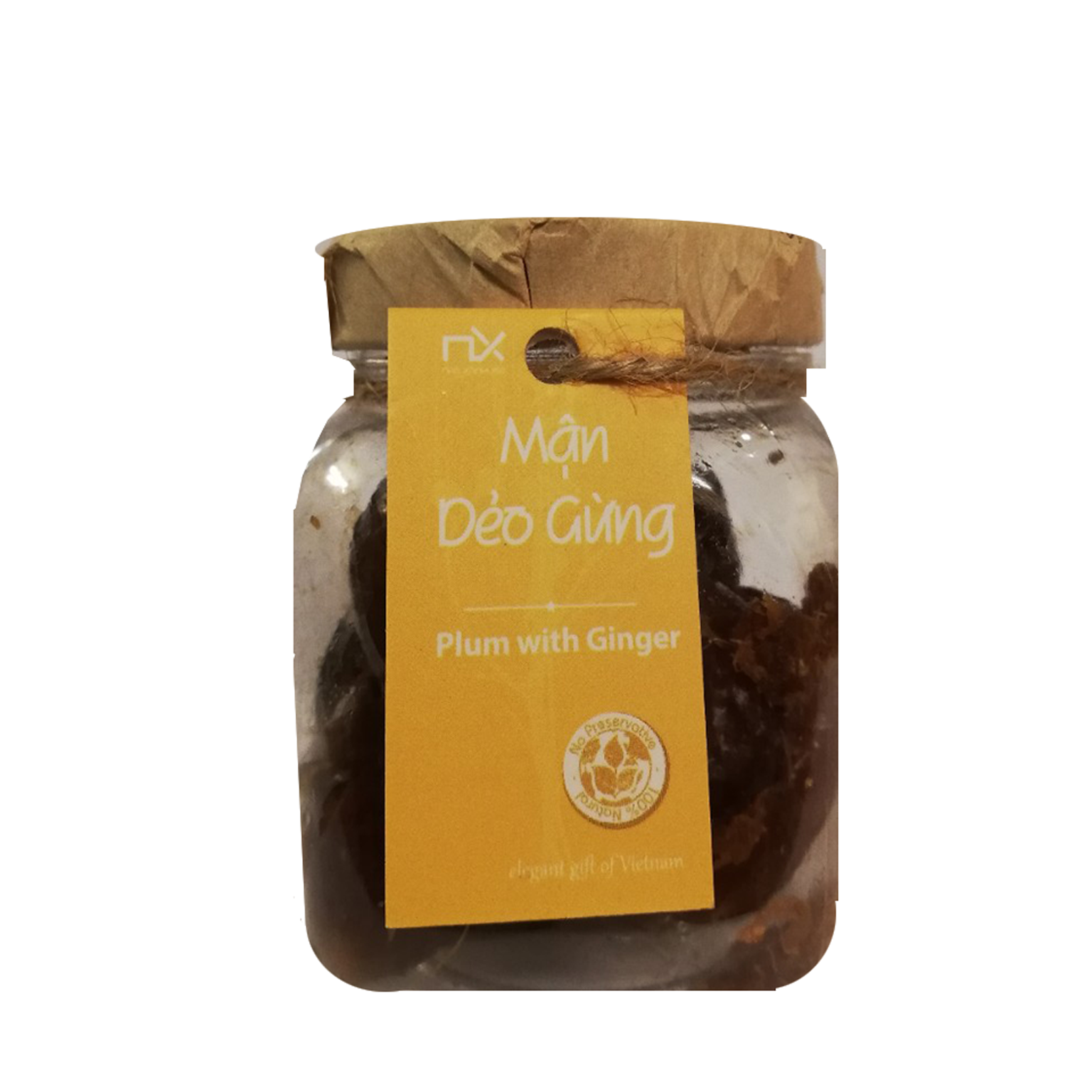 Mận dẻo gừng có hạt Nam Xanh 80g (100g)