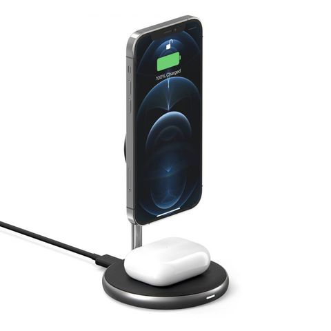  Bộ Đế Sạc Không Dây Magsafe Hyperjuice Magnetic 2 In 1 Wireless Charging Stand Iphone 13 I 12 Series & Airpods3 