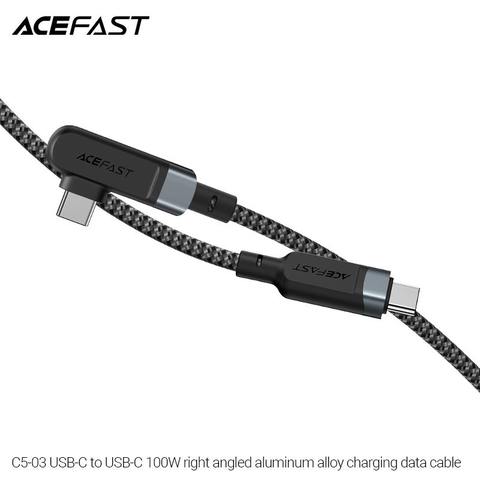  Dây Cáp ACEFAST Type C to Type C 100W (2m) - C5-03 