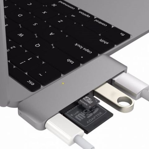  Cổng chuyển Hyperdrive USB Type C 5-IN-1 Hub with pass through Charging 