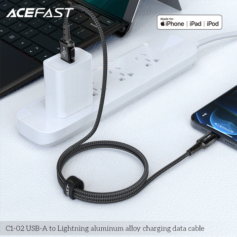  Dây Cáp ACEFAST Lightning (1.2m) - C1-02 