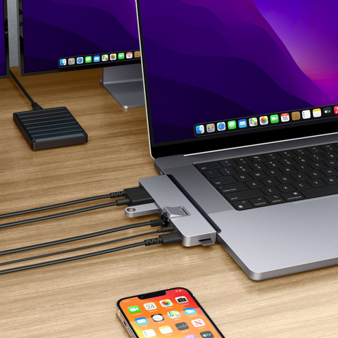  CỔNG CHUYỂN ĐỔI HYPERDRIVE DUO PRO 7-IN-2 USB-C HUB 