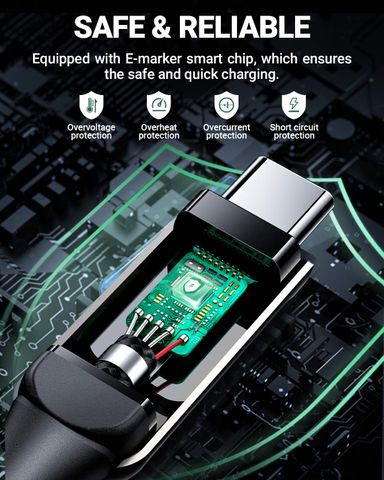  Dây Cáp ACEFAST Type C to Type C 100W (2m) - C6-03 