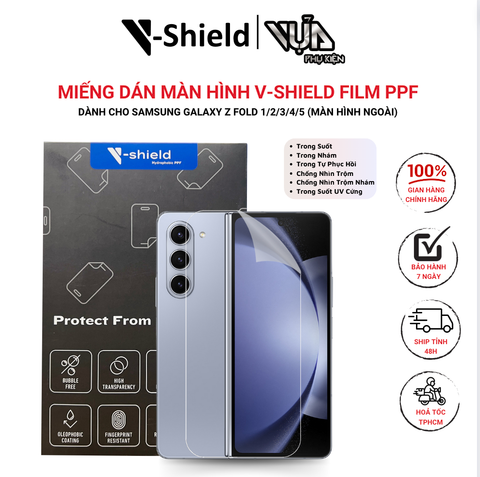  Miếng dán màn hình V-Shield Film PPF cao cấp cho Samgsung Z Fold 1/2/3/4/5 