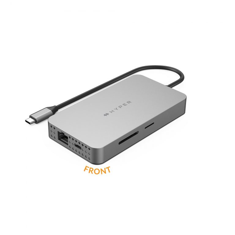  CỔNG CHUYỂN HYPERDRIVE DUAL 4K HDMI 10-IN-1 (2 MÀN HÌNH) USB-C HUB FOR MACBOOK M1/M2 HDM1H 