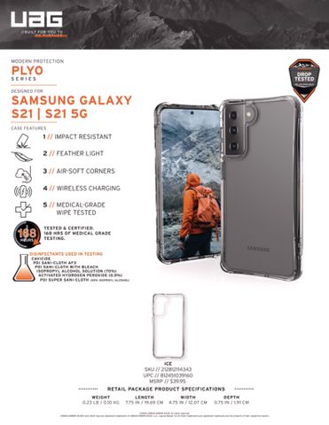  ỐP LƯNG PLYO CHO SAMSUNG GALAXY S21/S21 5G [6.2-INCH] 