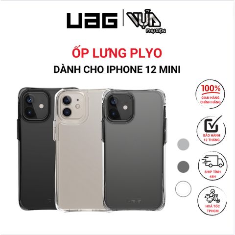  ỐP LƯNG PLYO CHO IPHONE 12 MINI [5.4 INCH] Kết hợp thiết kế mới giúp sản phẩm mỏng nhẹ hơn. 