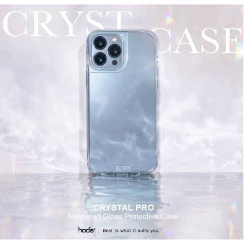  Ốp Lưng Crystal Pro HODA Dành Cho iPhone 13/iPhone 13 Pro/iPhone 13 Pro MaxỐp chống sốc, mặt lưng kính cườ 