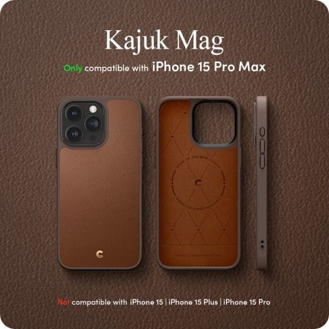  ỐP LƯNG SPIGEN CYRILL DÀNH CHO IPHONE 15 PRO MAX KAJUK MAG (M.A.G.S.A.F.E) 