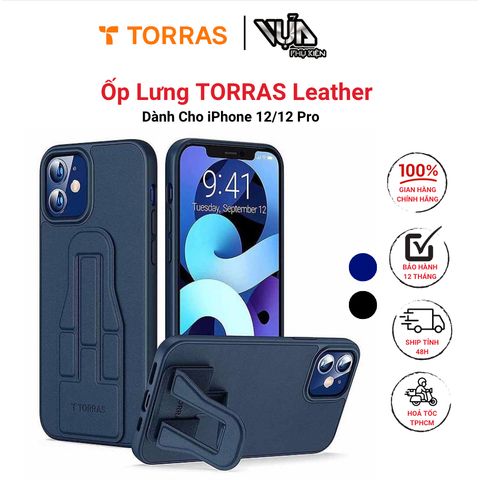  Ốp lưng TORRAS Leather cho iPhone 12 /12 Proảo vệ chống trầy xước, chống sốc được bảo vệ tối đa 