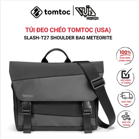  TÚI ĐEO CHÉO TOMTOC (USA) SLASH-T27 SHOULDER BAG METEORITE T27S1D1 