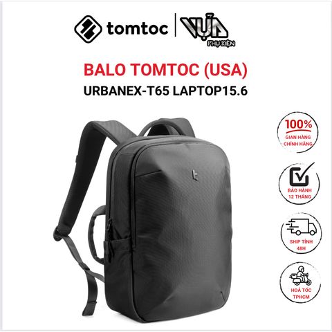  BALO TOMTOC (USA) URBANEX-T65 LAPTOP15.6″ BLACK Tối ưu cho cuộc sống công nghệ đô thị 