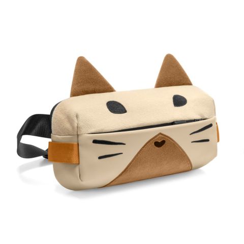  TÚI ĐEO CHÉO TOMTOC X MONSTER HUNTER PALICO EDC SLING BAG 4L MINIMALIST bằng nhung siêu mềm và da PU 