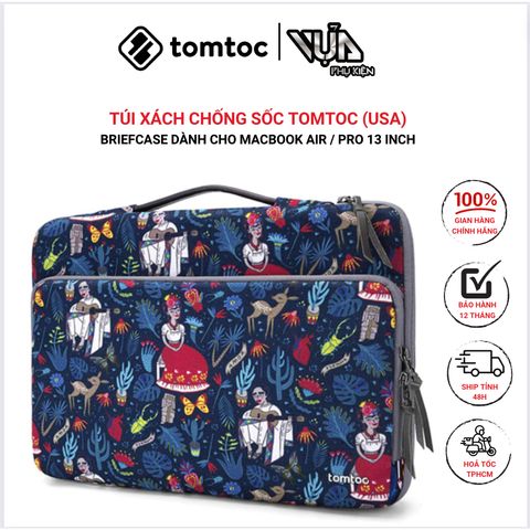  TÚI XÁCH CHỐNG SỐC TOMTOC (USA) BRIEFCASE Dành Cho MACBOOK AIR / PRO 13 Inch 