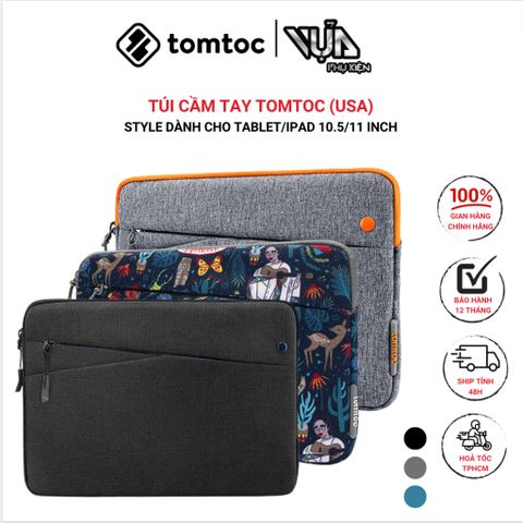  TÚI CẦM TAY TOMTOC (USA) STYLE Dành Cho TABLET/IPAD 10.5/11 INCH 